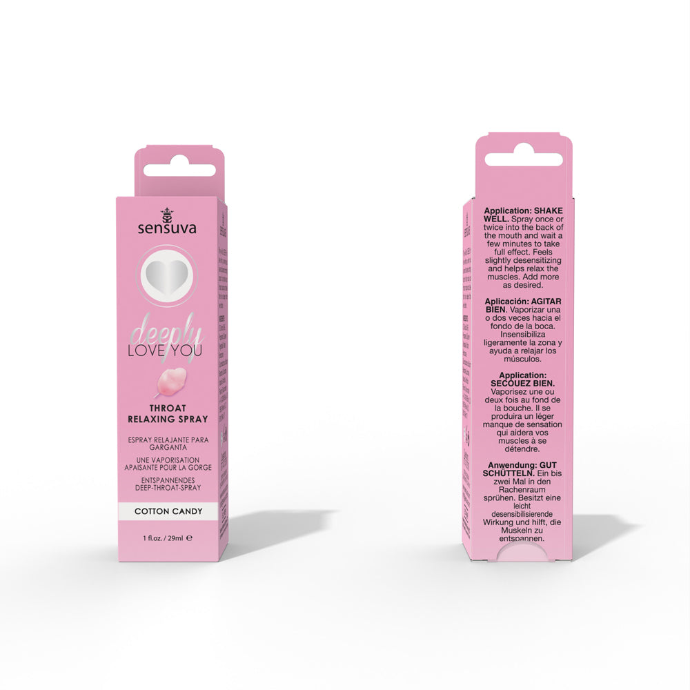 Deeply Love You Cotton Candy Throat Relaxing Spray 1 Oz > Lube > Oral Gels & Sprays