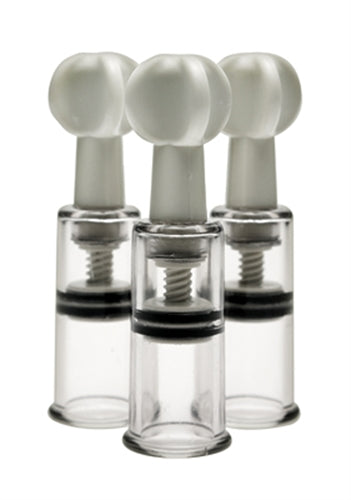 Size Matters Max Twist Clit And Nipple Suction Mini Set Clear Clear > Sex Toys > Nipple Suckers