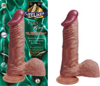 Lifelike Latin King 9 Inch Realistic Suction Cup Dildo Toy Brown > Dildos > Large Dildos