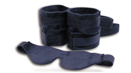 SportSheets Beginners Bondage Fantasy Kit – Bondage Restraint Kit Black > Bondage Gear > Bondage Kits