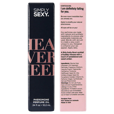 Simply Sexy Head Over Heels Pheromone Perfume Oil Roll On Default Title Perfume Spray