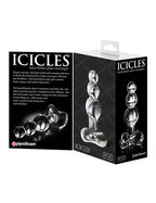 Icicles Clear Glass Anal Plug with Tapered Tip – Smooth Glass Anal Toy > Glass > Toys
