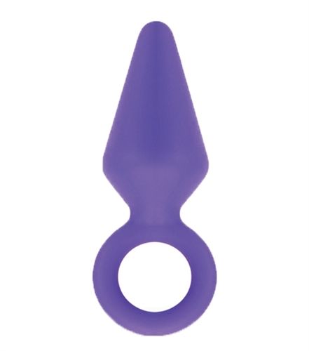 Candy Rimmer Indigo Silicone Anal Plug for Safe Gentle Play Butt Plugs