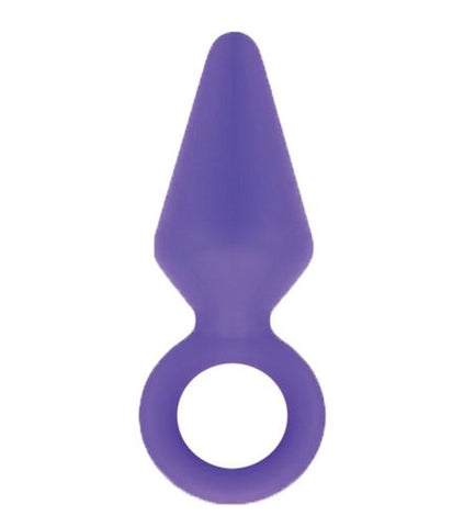 Candy Rimmer Indigo Silicone Anal Plug for Safe Gentle Play Butt Plugs