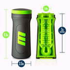 M for Men M2 Male Masturbator Cup Black with Adjustable Grip > Sex Toys For Men > Masturbators > Manual
