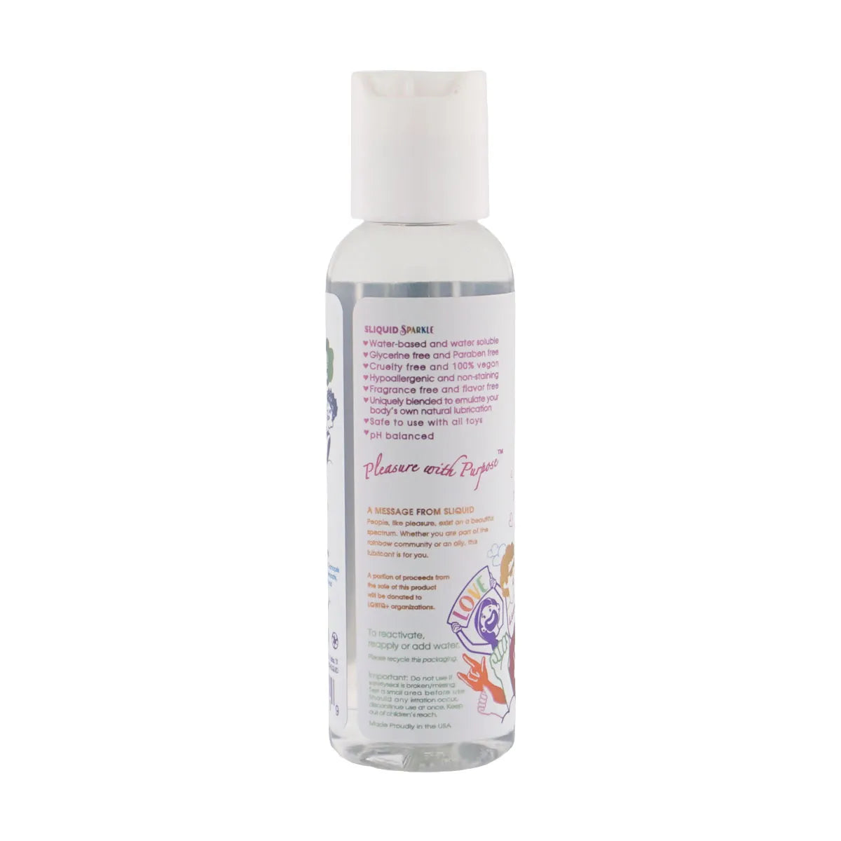 Sliquid Sparkle – Vegan-Friendly Hypoallergenic Lubricant 60 ml > Lube > Water Based