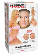 Pipedream Extreme Dollz Hannah Harper – Life-Size Inflatable Love Doll with Removable Inserts