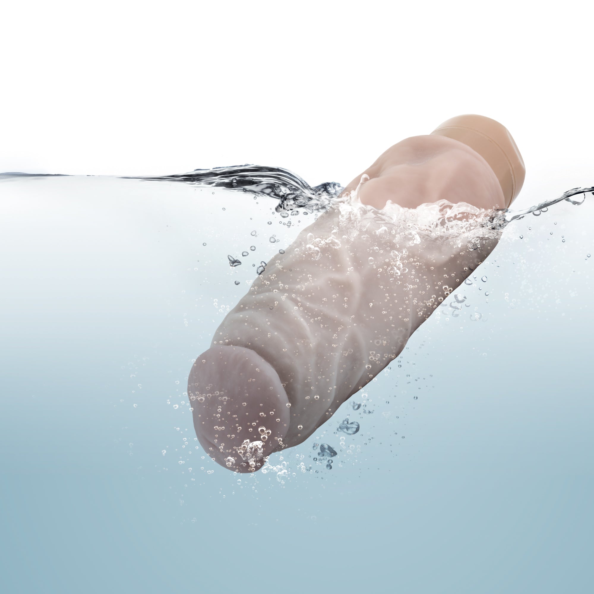 Blush Natural Realistic Vibrator with Waterproof Twist Dial DONGS Vibrating