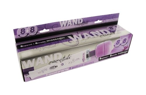8-Speed 8-Function Purple Wand Massager for Intimate Relaxation Purple > Sex Toys For Ladies > Wand Massagers and Attachments
