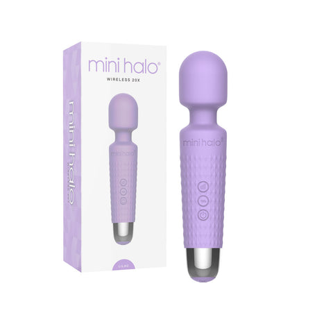 Shibari Mini Halo Wireless 20X Lilac Wand > Sex Toys > Massage Wands