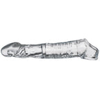 Cloud 9 Novelties Extend XL Clear Penis Sleeve 7.25 Inch with Balls Strap Sleeve > Sex Toys For Men > Penis Sleeves