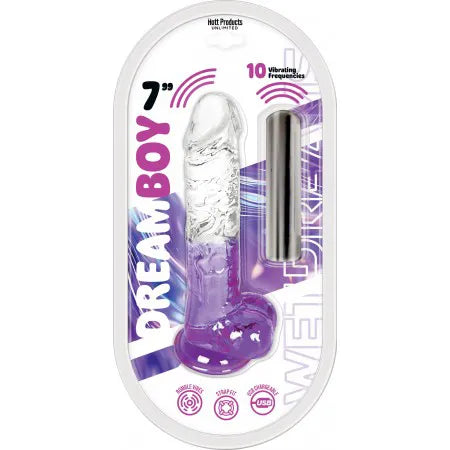 Jelly Dream Boy – 7 Inch Flexible Rechargeable Jelly Vibrator > Vibrators > Realistic Vibrators