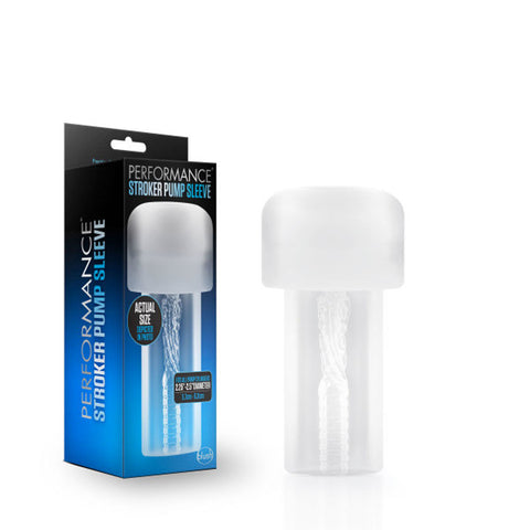 Performance Clear Stroker Sleeve Pump for Adult Intimacy Use PUMPS