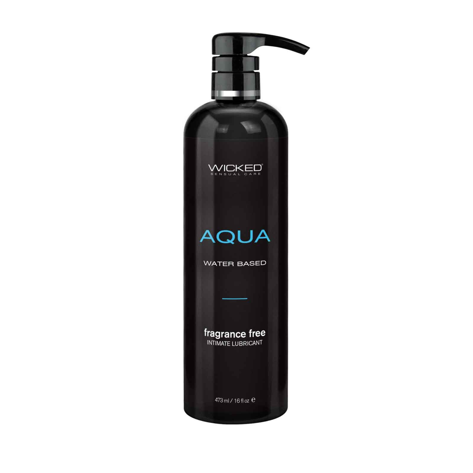 Wicked Aqua Water Based Lubricant 473ml > Lube > Water Based Main image