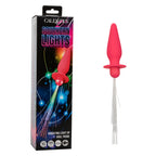 Southern Lights Vibrating Light Up Butt Plug Pink Silicone Rechargable > Anal Range > Vibrating Butt Plugs