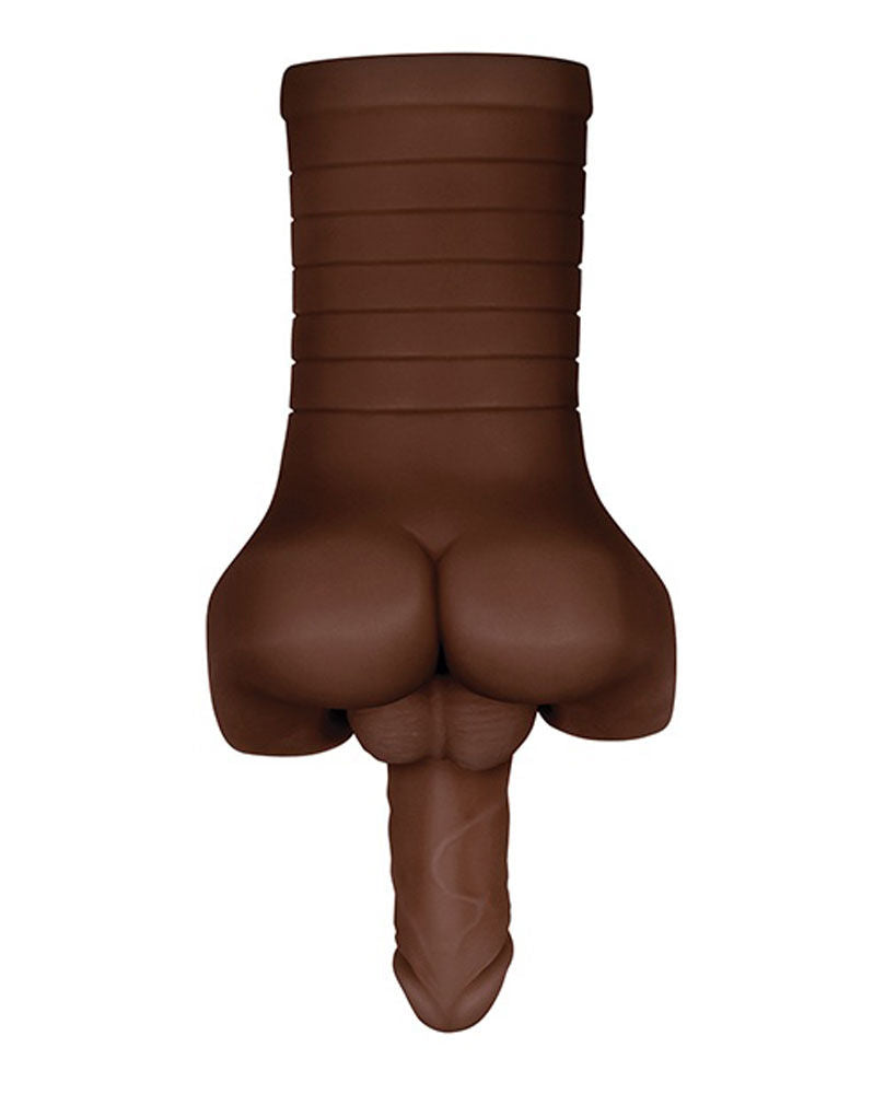 Backdoor Bash Dark Flexible TPE Anal Masturbator Toy for Men Strokers - Manual