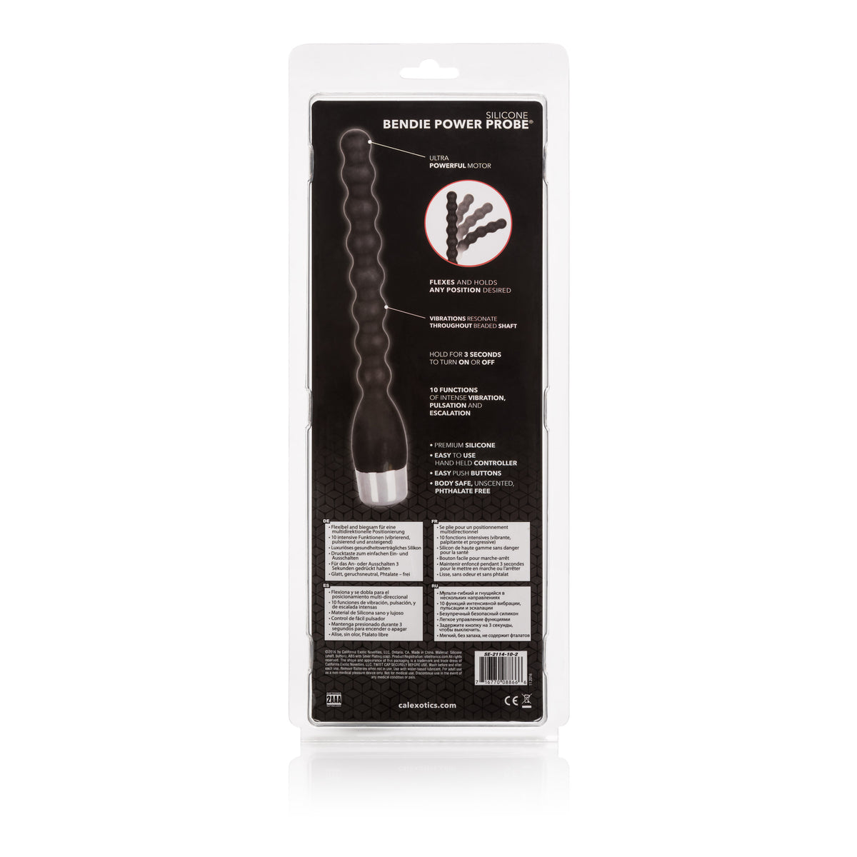 Silicone Bendable 9.5" Vibrating Anal Probe > Anal Range > Anal Probes