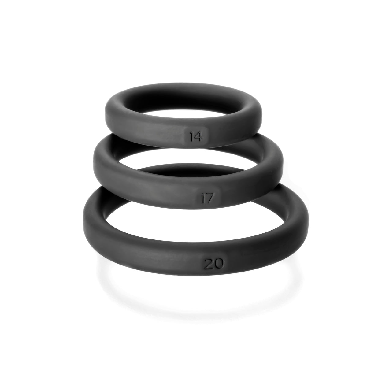 Perfect Fit XactFit 3-Ring Cock Ring Set – Precision Sizing > Cock Ring > Sets
