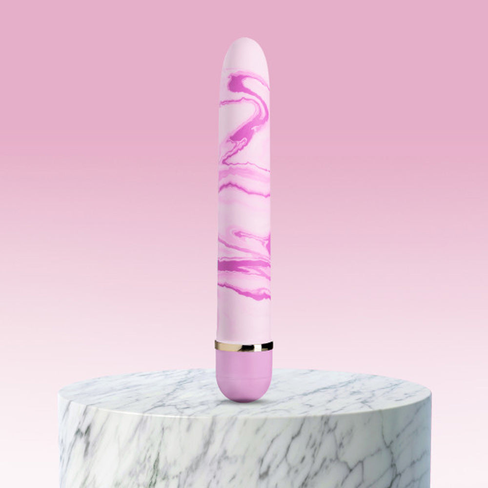Strawberry Fields Pink Mini Vibrator with Multi-Speed Vibration 5.5" Insertible > Vibrators > Standard Vibrators