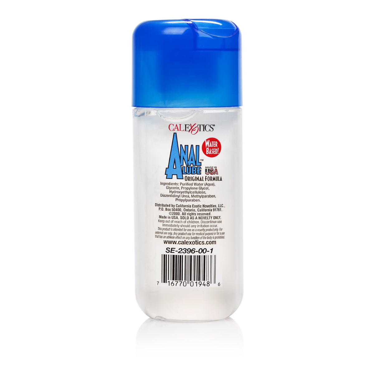 Anal Lube Original Formula Water Based Lubricant 6 oz Transparent Bottle > Lube > Anal