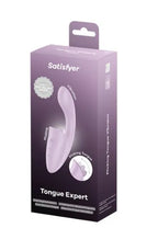 Satisfyer Tongue Expert (Violet) – USB Rechargeable 18 cm Silicone Vibrator > Sex Toys For Ladies > Clitoral Vibrators and Stimulators