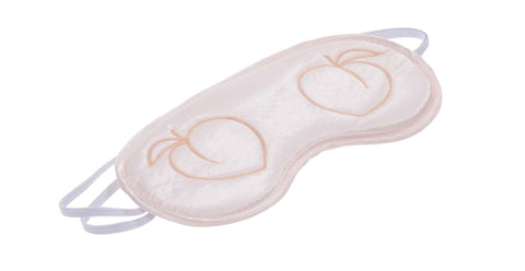 Sex and Mischief Peaches and Cream Blindfold Peach Eyemask Pink Blindfold