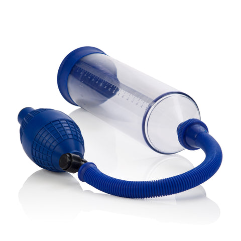 Basic Essentials Penis Pump with Soft Ribbed Latex Sleeve PUMPS