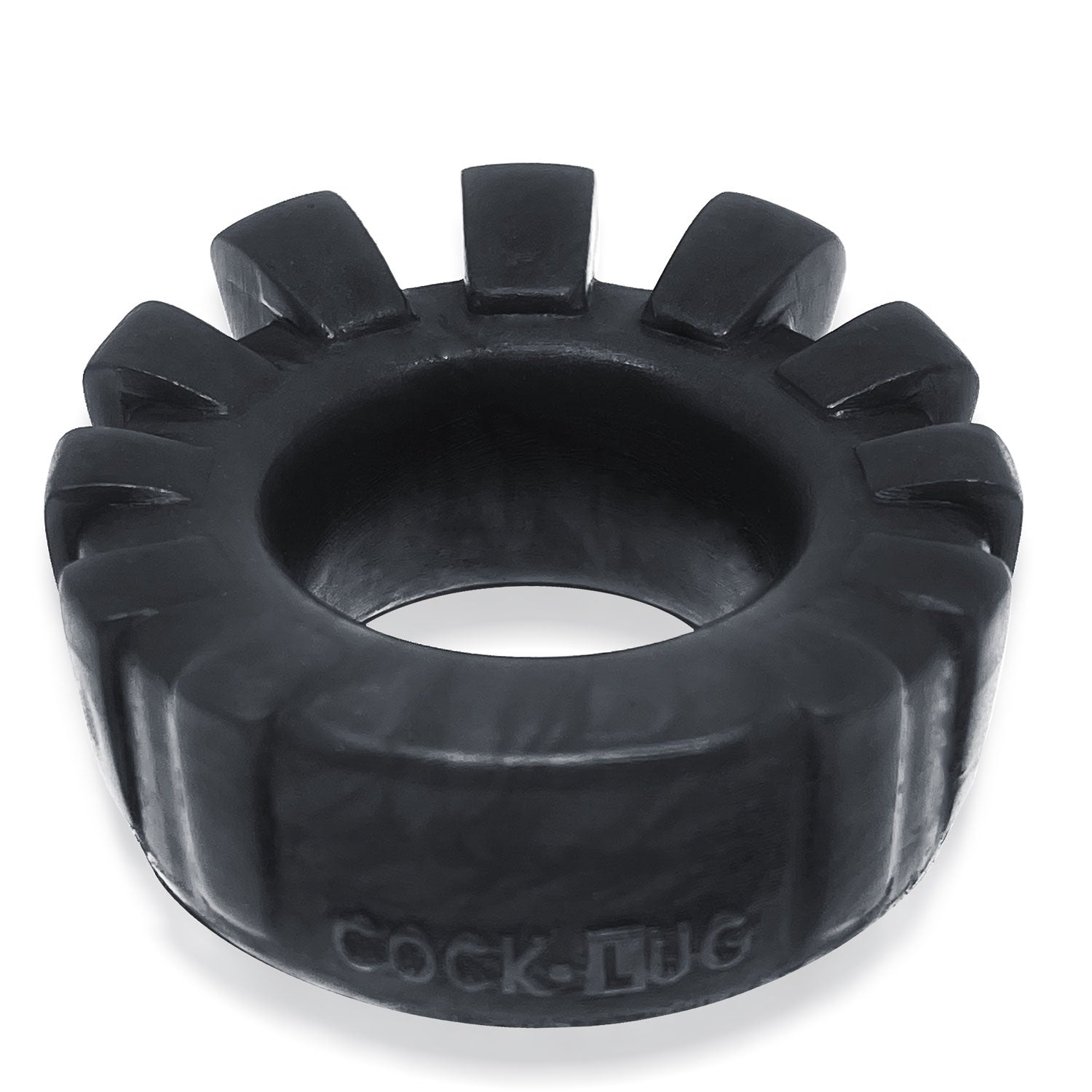 Oxball Cock-Lug Silicone Cockring Black > Cock Ring > Single