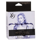 Nocturnal Collection Black Ball Gag Silicone Restraint Toy > Bondage Gear > Gags and Bits