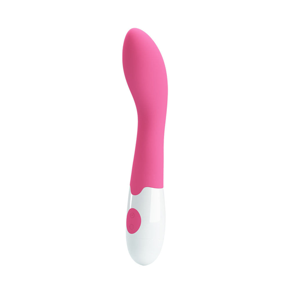 Pretty Love Bishop (Pink) – 30 Function Curved G-Spot Vibrator Pink > Sex Toys For Ladies > G-Spot Vibrators