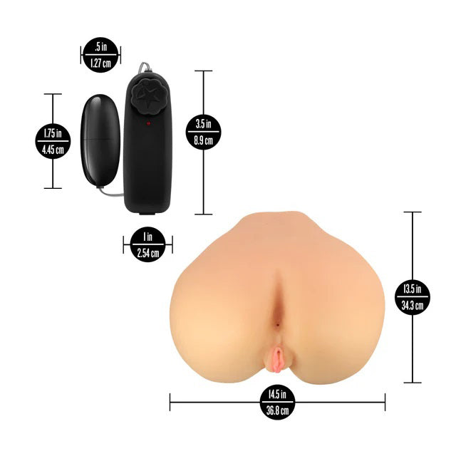 Enlust Annabella (Beige) – Life-Sized Dual Entrance Masturbator > Sex Toys For Men > Assbators