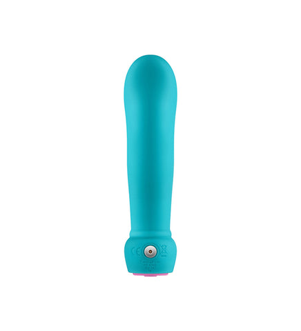 Sormi Flickering Bullet Vibrator with 11 Modes in Pink Silicone Teal Finger Stimulator