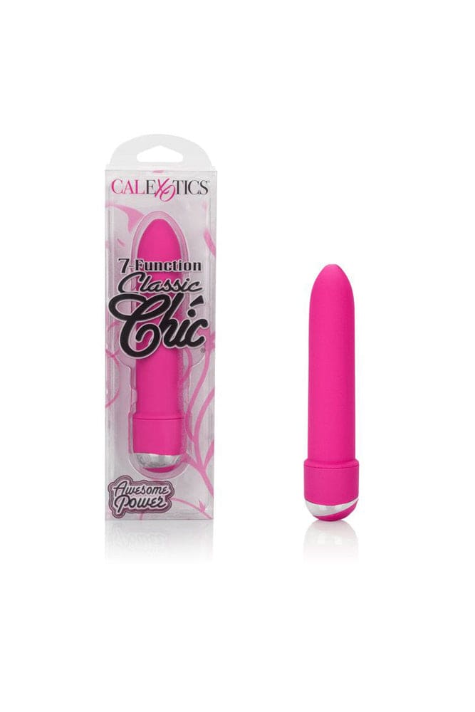 7 Function Classic Chic Pink Mini Vibrator 4.25 Inch Pink > Vibrators > Mini Vibrators