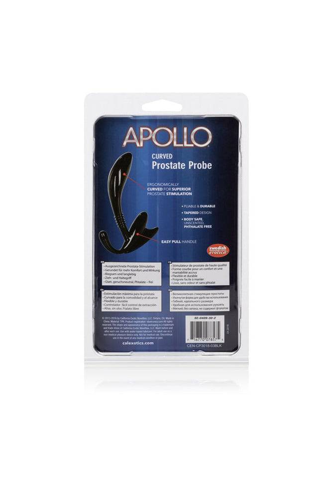 Apollo Curved Prostate Probe (Black) – Durable Pliable Prostate Probe > Anal Range > Prostate Plugs