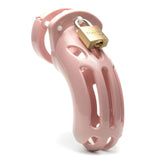 CB-X BONDAGE-TOYS Pink The Curve Chastity Cock Cage Kit - 860224002293