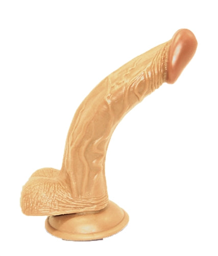 Coverboy Soldier Boy Beige Realistic Curved Adult Dildo Toy Beige > Dildos > Slim Dildos
