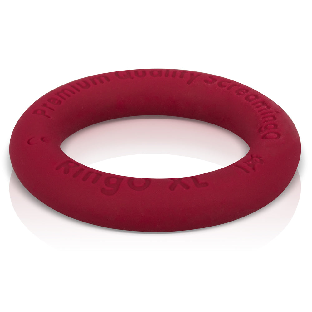 RingO XL Liquid Silicone Cock Ring in Black by Screaming O COCK RINGS