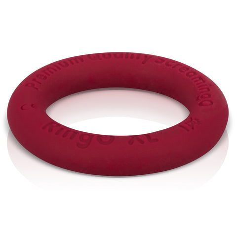 RingO XL Liquid Silicone Cock Ring in Black by Screaming O COCK RINGS