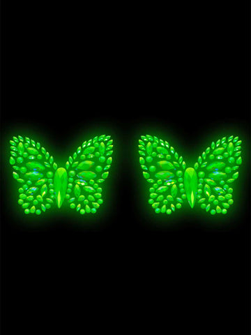Chrysalis Glow in the Dark Butterfly Nipple Pasties for Adults Pasties