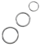 Metal C Ring Set – Slim Metal Cock and Ball Rings Set > Cock Ring > Metal