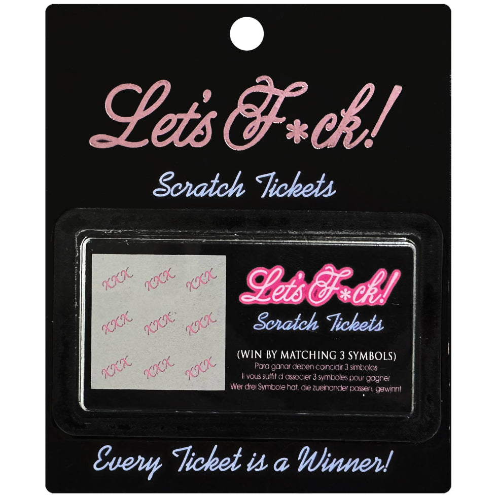 Lets Fuck Scratch Tickets – Set of 8 Winning Sex Position Cards Game Default Title > Novelties > Games