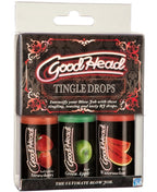 Goodhead Tingle Drops Strawberry Apple Watermelon 3 Piece Set 29ml ea > Lube > Oral Gels & Sprays