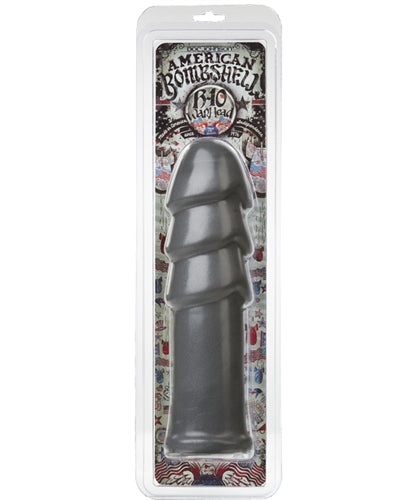 B-10 Warhead 10 Inch Anal Dildo Gun Metal Gray > Anal Range > Oversized Anal Toys