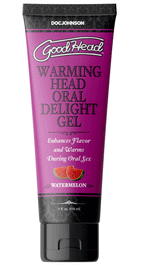 GoodHead Warming Watermelon Oral Delight Gel 4 Fl Oz Default Title > Lube > Oral Gels & Sprays