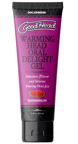 GoodHead Warming Watermelon Oral Delight Gel 4 Fl Oz Default Title Oral Gels & Sprays