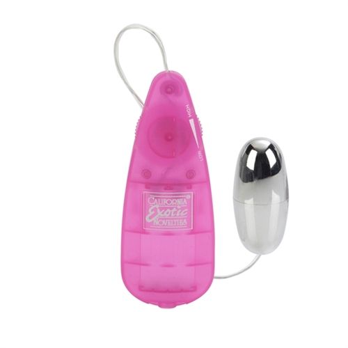Slim Teardrop Clear Bullet Vibrator Multi-Speed Clit Stimulator Pink BULLETS
