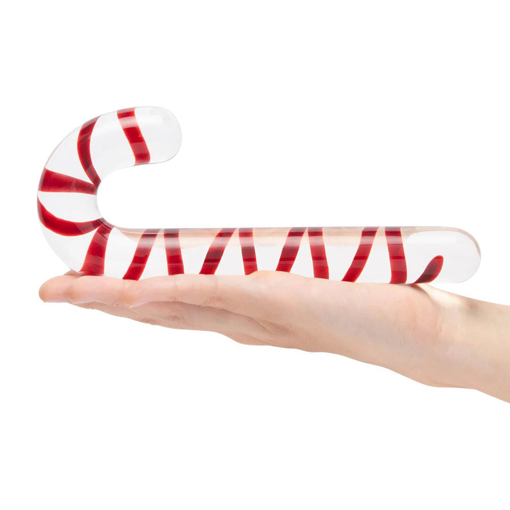 Candy Cane Dream 7.5 Inch – Glass Dildo > Glass > Dildos