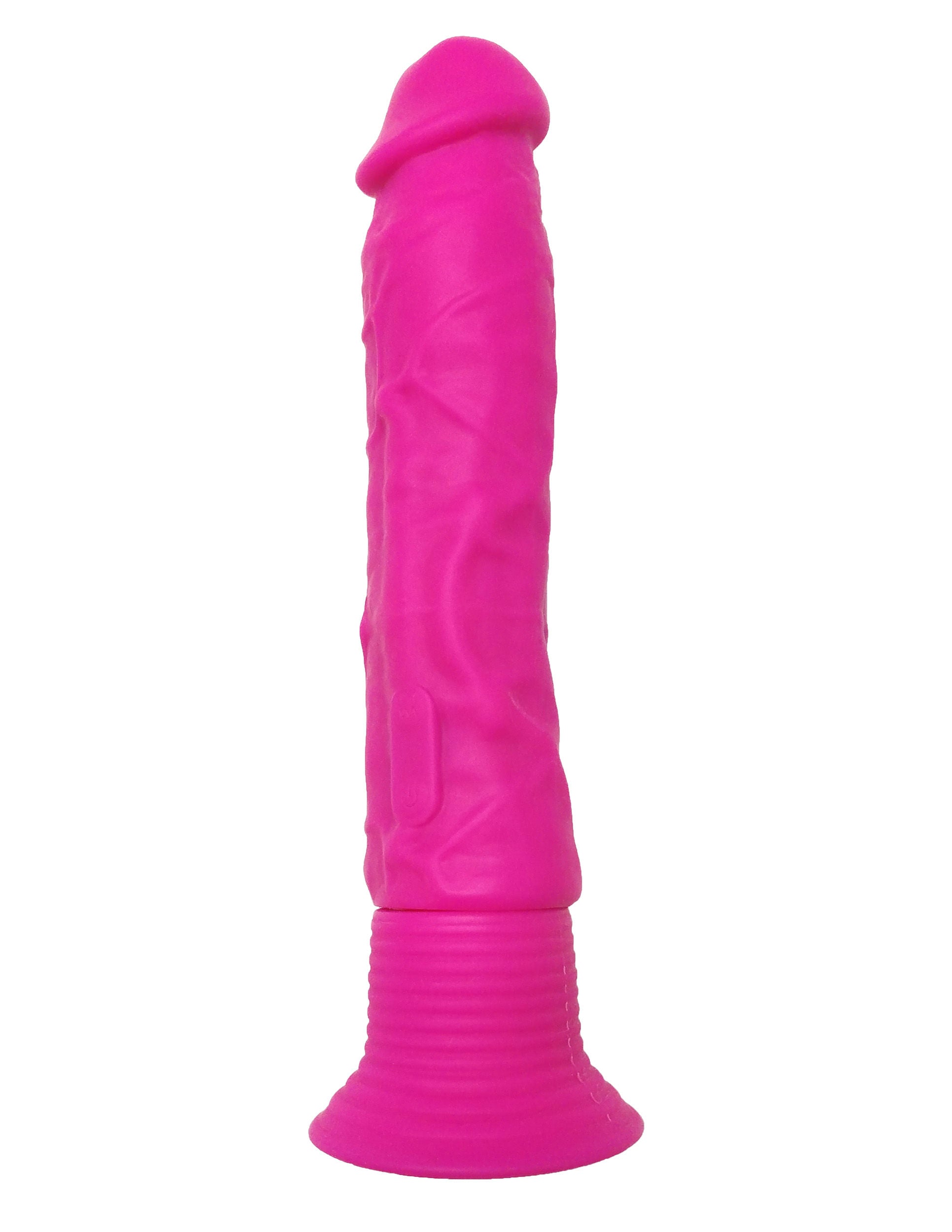 Neon Silicone Wall Banger – 7.5 Inch 10 Function Powerful Motor Vibrator Pink > Vibrators > Standard Vibrators Main image