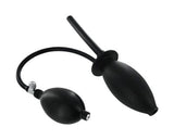 CleanStream Adult Toys Black Inflatable Enema Plug Silicone Black 811847011605