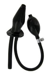 CleanStream Adult Toys Black Inflatable Enema Plug Silicone Black 811847011605